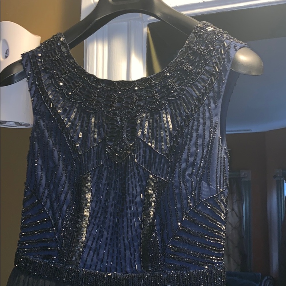 ✨Sale - Aidan  Mattox Sequin Dress Sz 8 - Picture 2 of 6